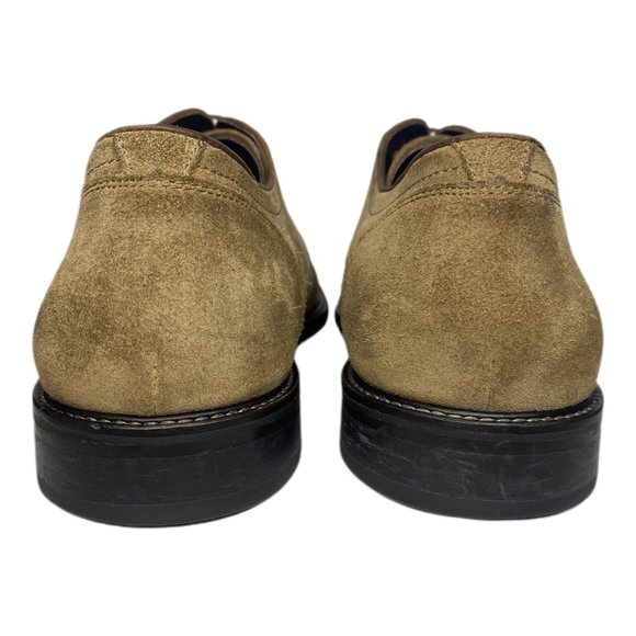 John Varvatos Olive Green Suede Leather Lace Up Derby Men\'s Shoes Size 12M main image 6